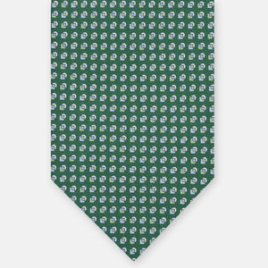 3-FOLD SILK TIE, MICRO-PATTERN, PINK - JA064935_3 T