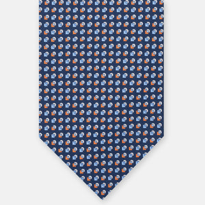 3-FOLD SILK TIE, MICRO-PATTERN, PINK - JA064935_3 T