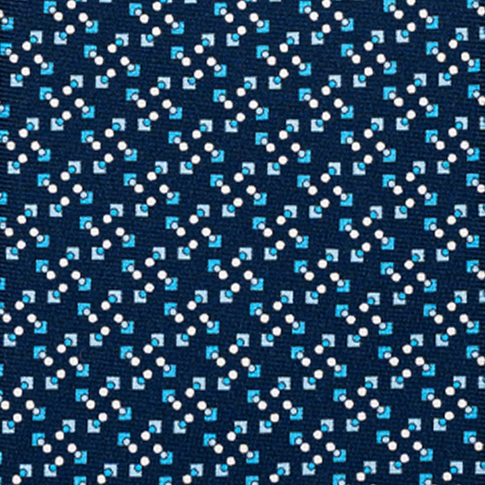 3-FOLD SILK TIE, MICRO-PATTERN, SKY BLUE - JA064938_1 T