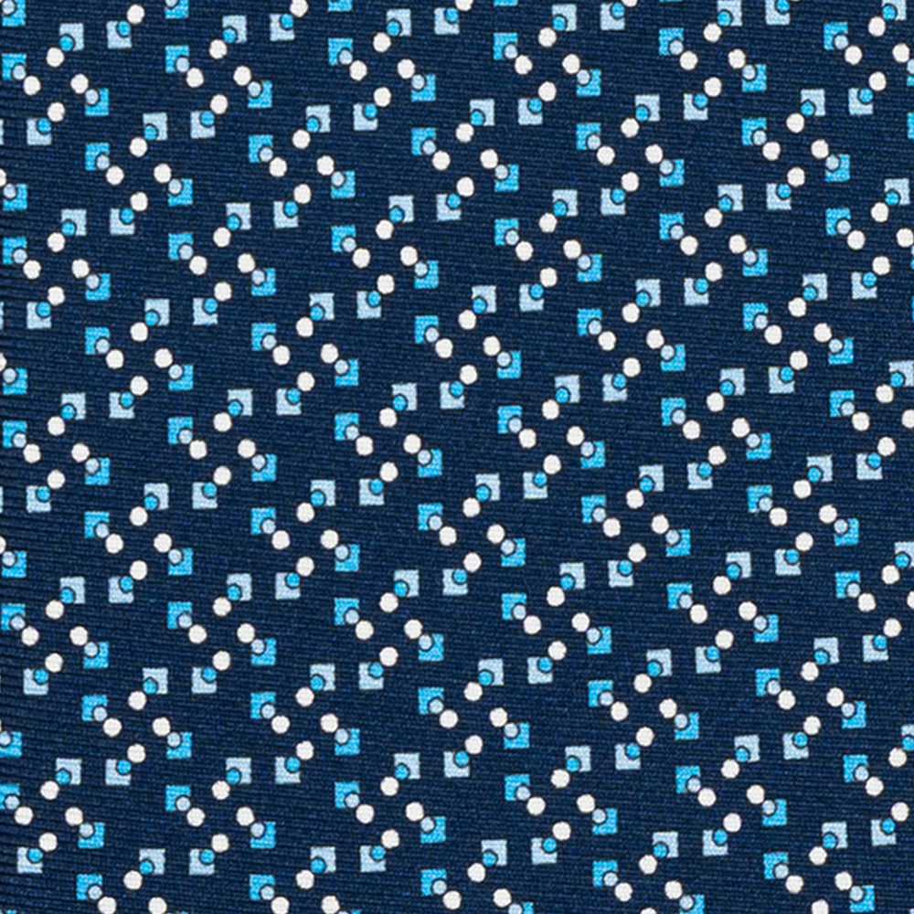 3-FOLD SILK TIE, MICRO-PATTERN, SKY BLUE - JA064938_1 T