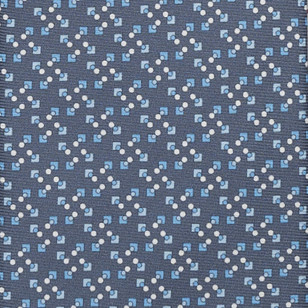 3-FOLD SILK TIE, MICRO-PATTERN, GREY - JA064938_7 T