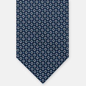 THREE-FOLD SILK TIE, MICRO PATTERN, SKY GREY - JA064940_5 T