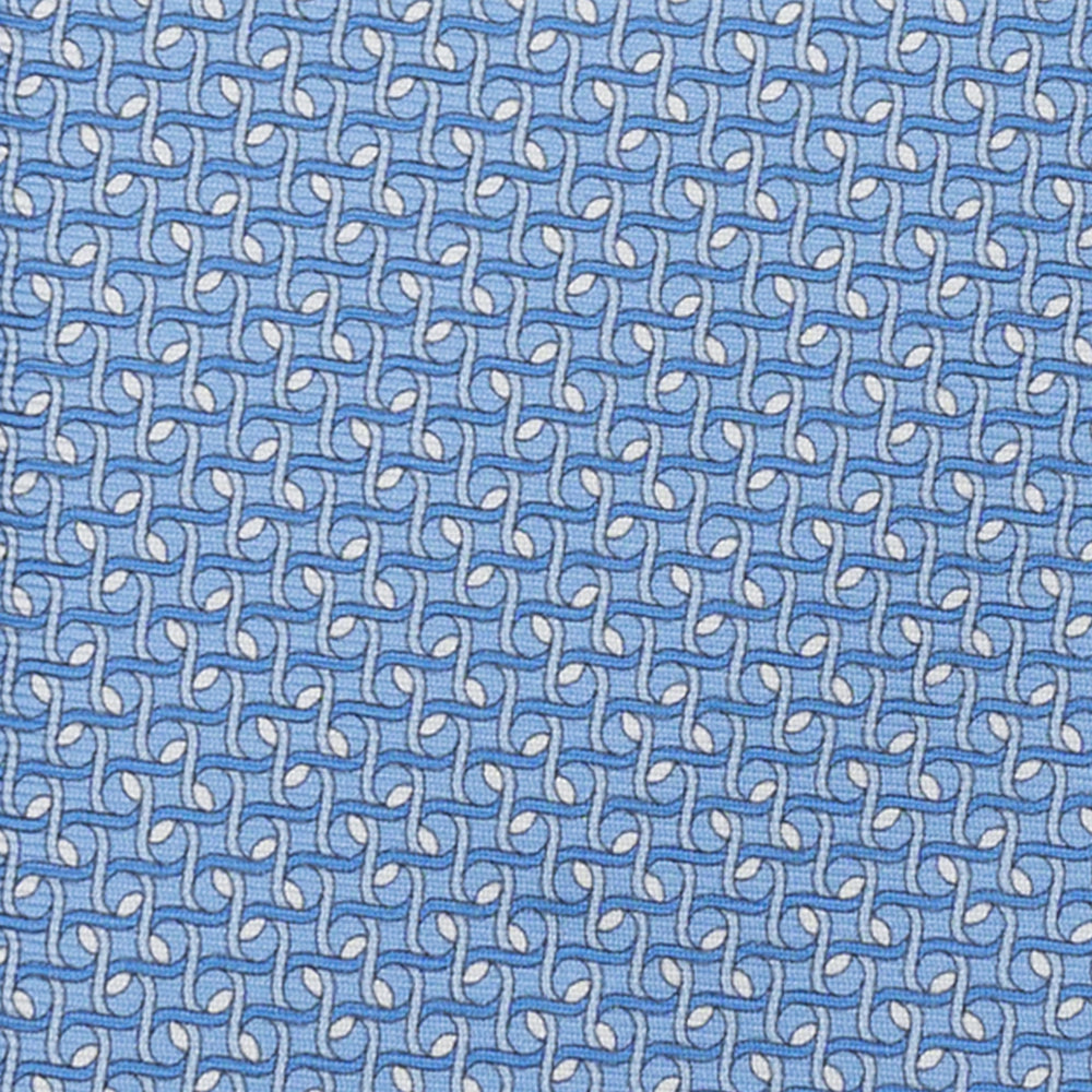 3-FOLD SILK TIE, MICRO-PATTERN, LIGHT BLUE - JA065020_3 T