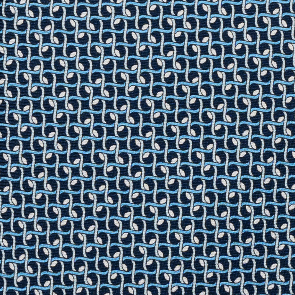 3-FOLD SILK TIE, MICRO-PATTERN, SKY BLUE - JA065020_1 T