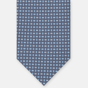 3-FOLD SILK TIE, MICRO-PATTERN, GREY - JA065268_10 T