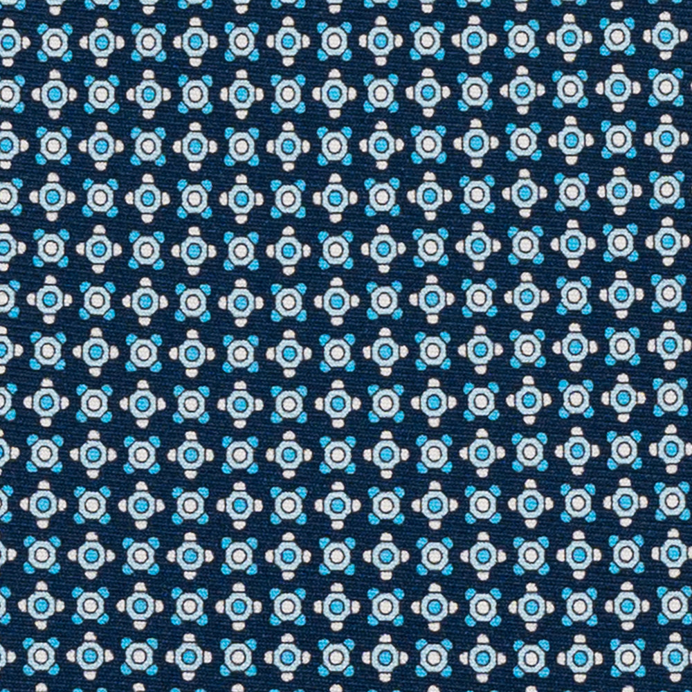 SILK 3-FOLD TIE, MICRO PATTERN, SKY BLUE - JA064408_1 T