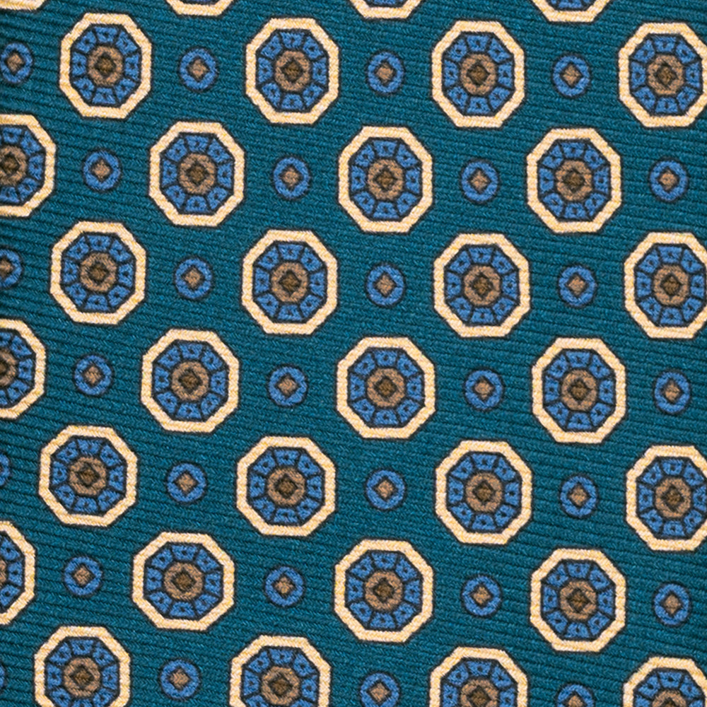 1999 Collection Heavy Silk Tie, Blue and Red JD04