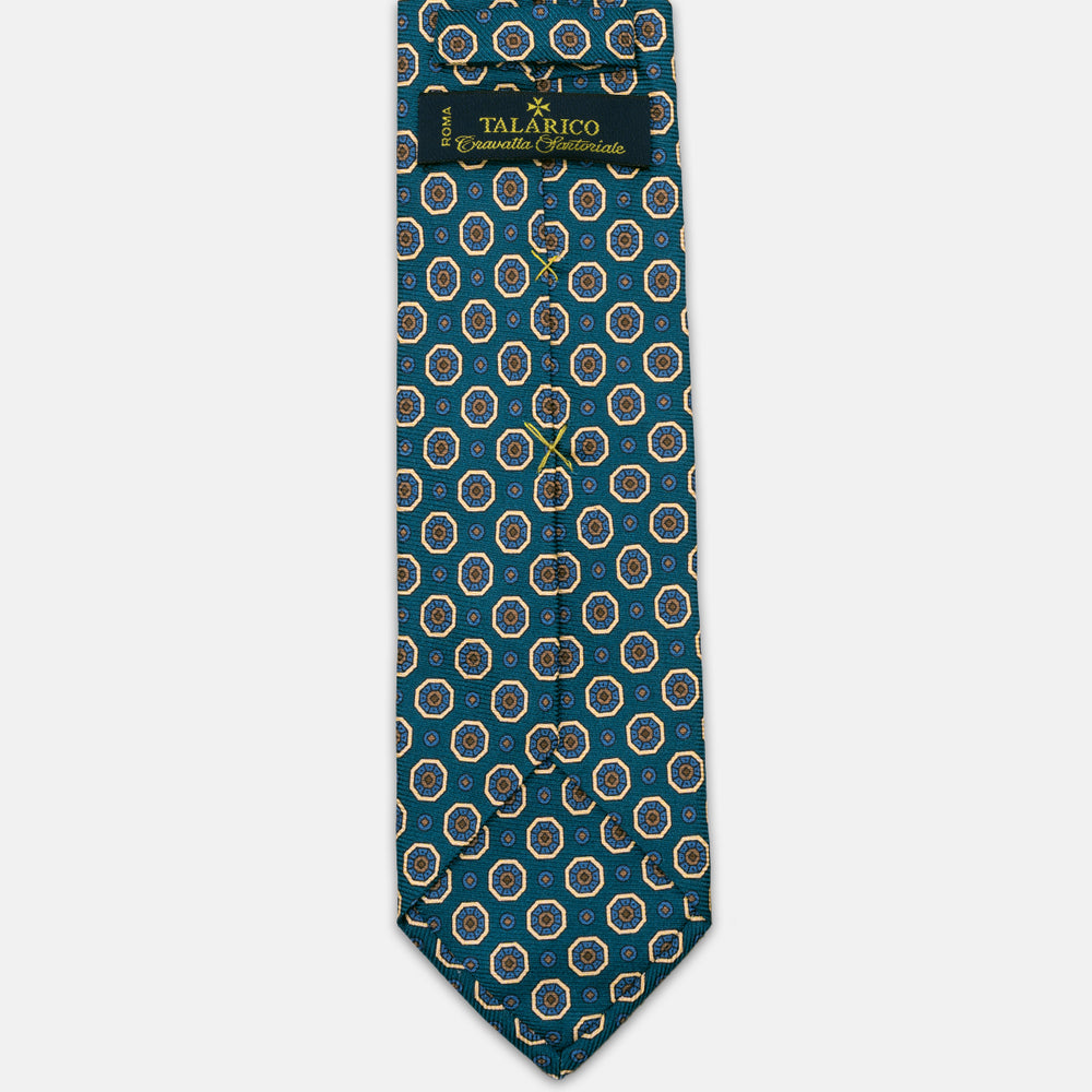 1999 Collection Heavy Silk Tie, Blue and Red JD04