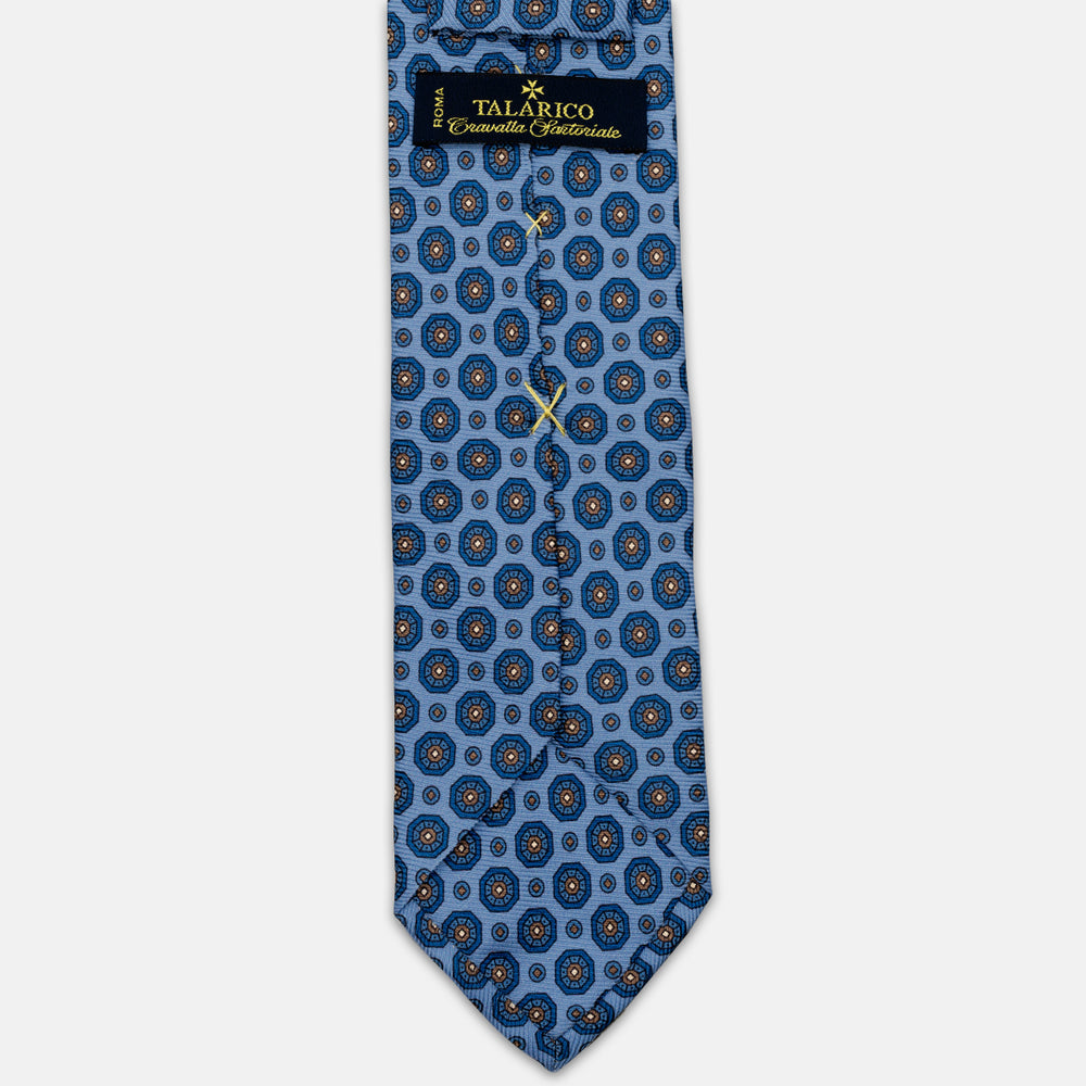 1999 Collection Heavy Silk Tie, Blue and Red JD04