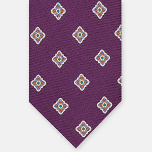1999 Collection Heavy Silk Tie, Blue and Red JD04