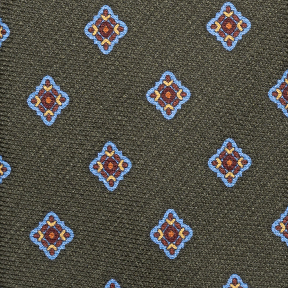 1999 Collection Heavy Silk Tie, Blue and Red JD04
