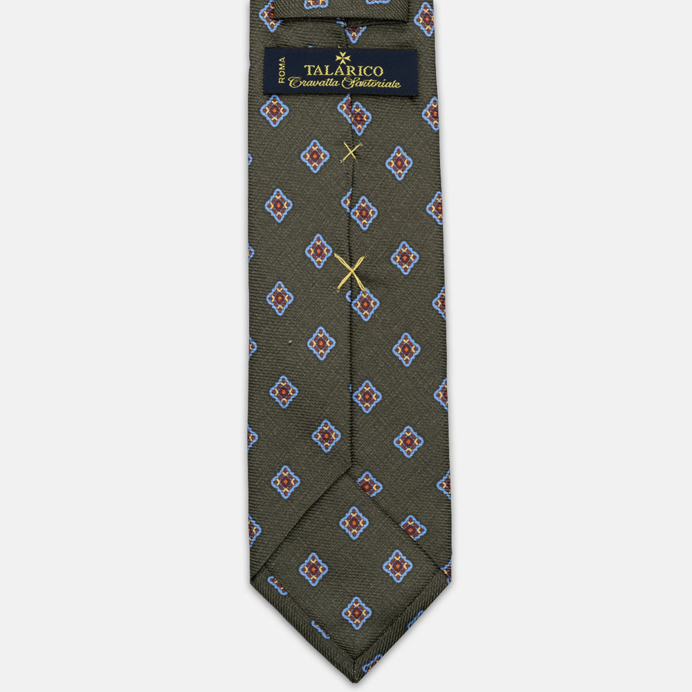 1999 Collection Heavy Silk Tie, Blue and Red JD04