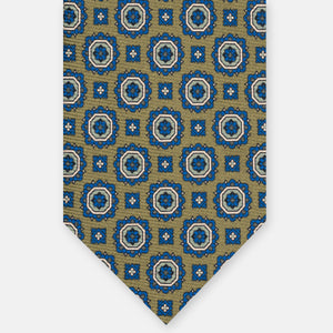 1999 Collection Heavy Silk Tie, Blue and Red JD04