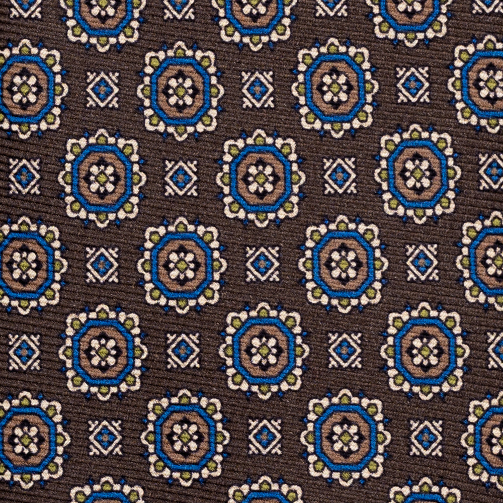 1999 Collection Heavy Silk Tie, Blue and Red JD04