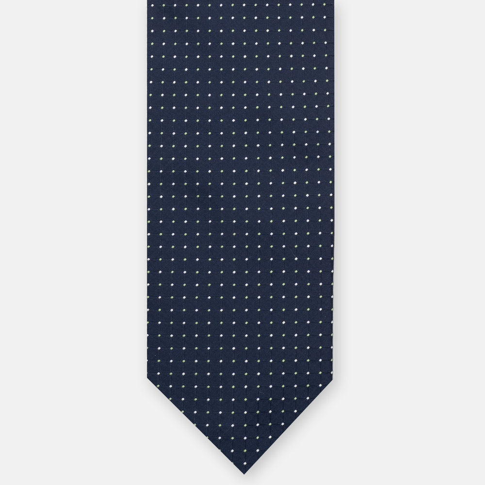 1999 Collection Heavy Silk Tie, Blue and Red JD04