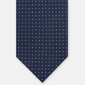 1999 Collection Heavy Silk Tie, Blue and Red JD04