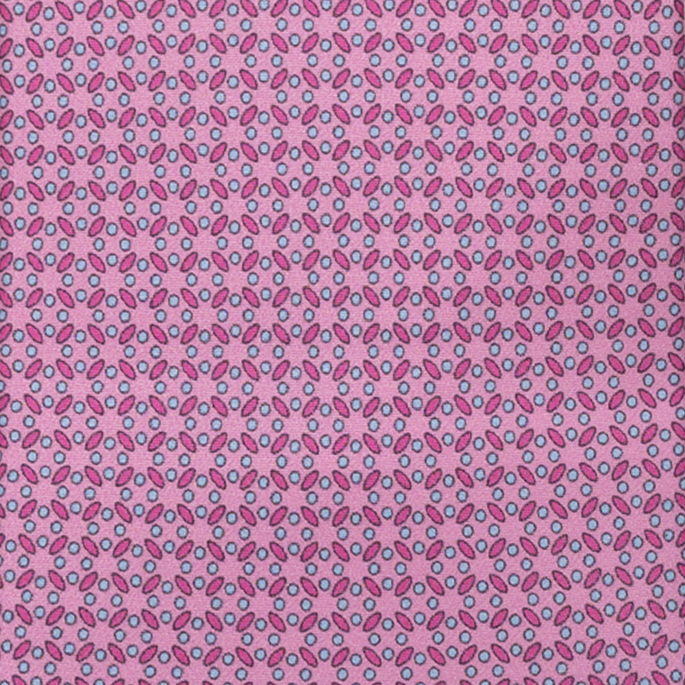 CRAVATTA 3 PIEGHE IN RASO SATIN FANTASIA LIBERTY, ROSA,JA251004-1 T
