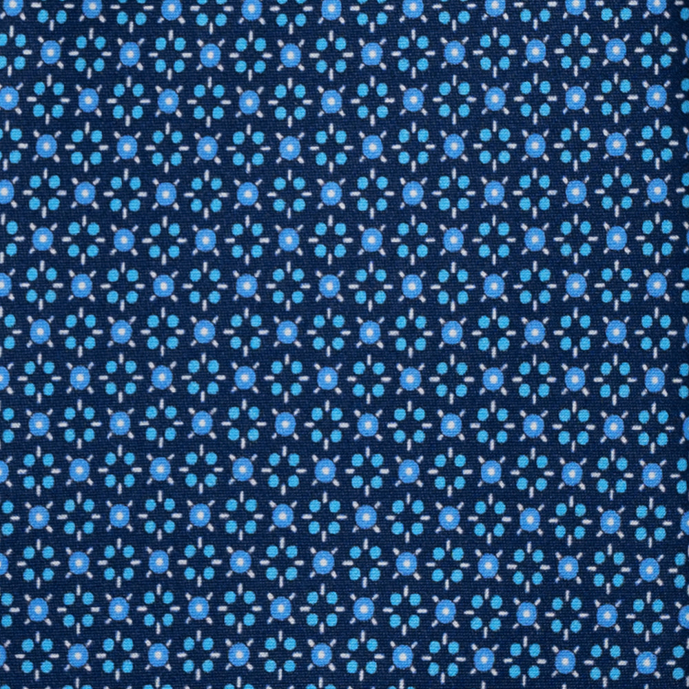 CRAVATTA 3 PIEGHE IN RASO SATIN FANTASIA, BLU - AZZURRO,  JA251008-4