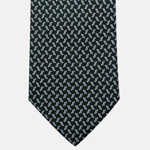 Cravatta 3 pieghe in Seta, Micro Fantasia, Verdone - JC056668-4