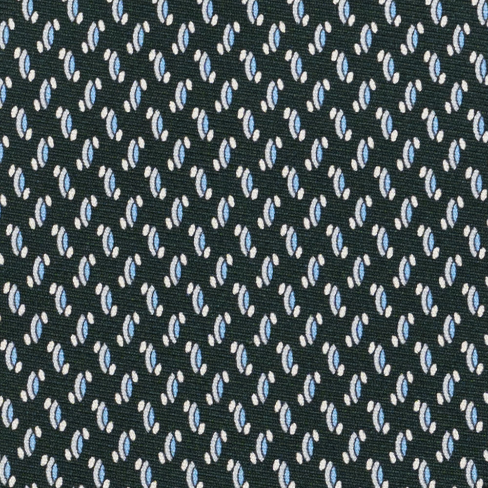 Cravatta 3 pieghe in Seta, Micro Fantasia, Verdone - JC056668-4