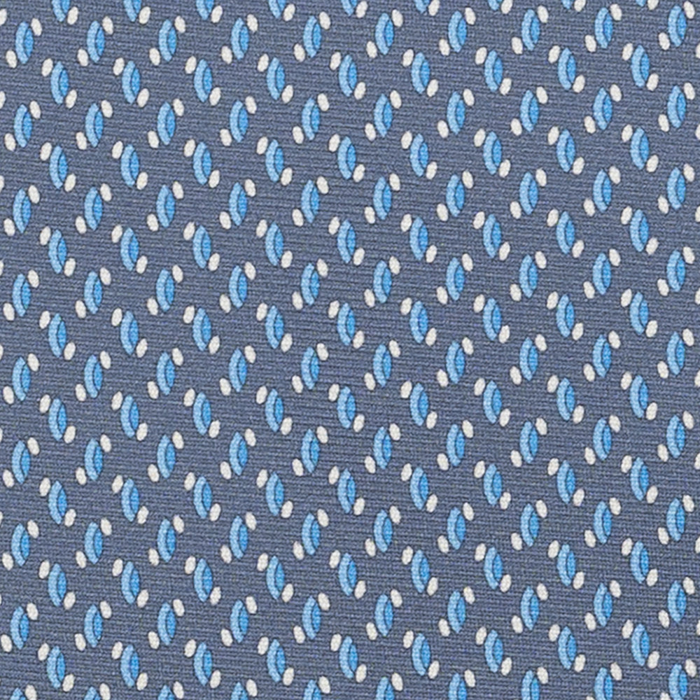 Cravatta 3 pieghe in Seta, Micro Fantasia, Grigio - JC056668-6