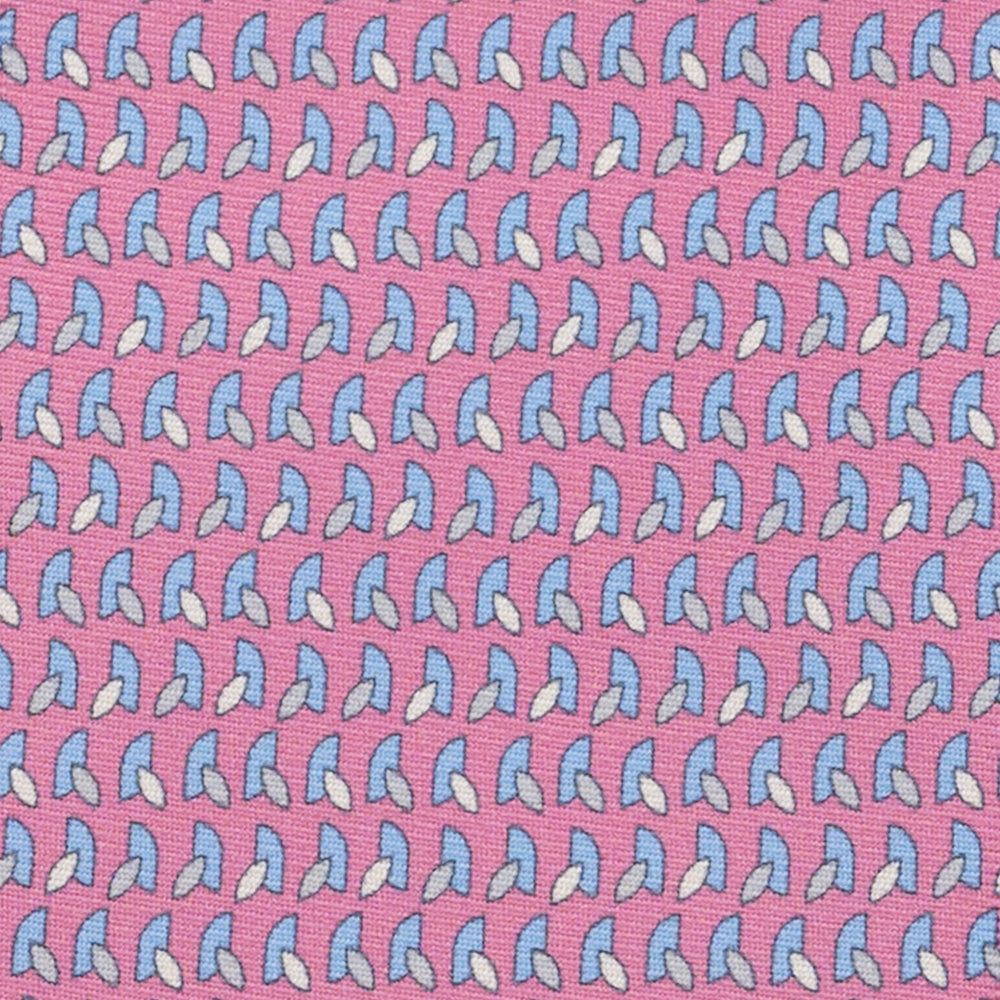 Cravatta 3 pieghe in Seta, Micro Fantasia, Rosa - JC057245-5