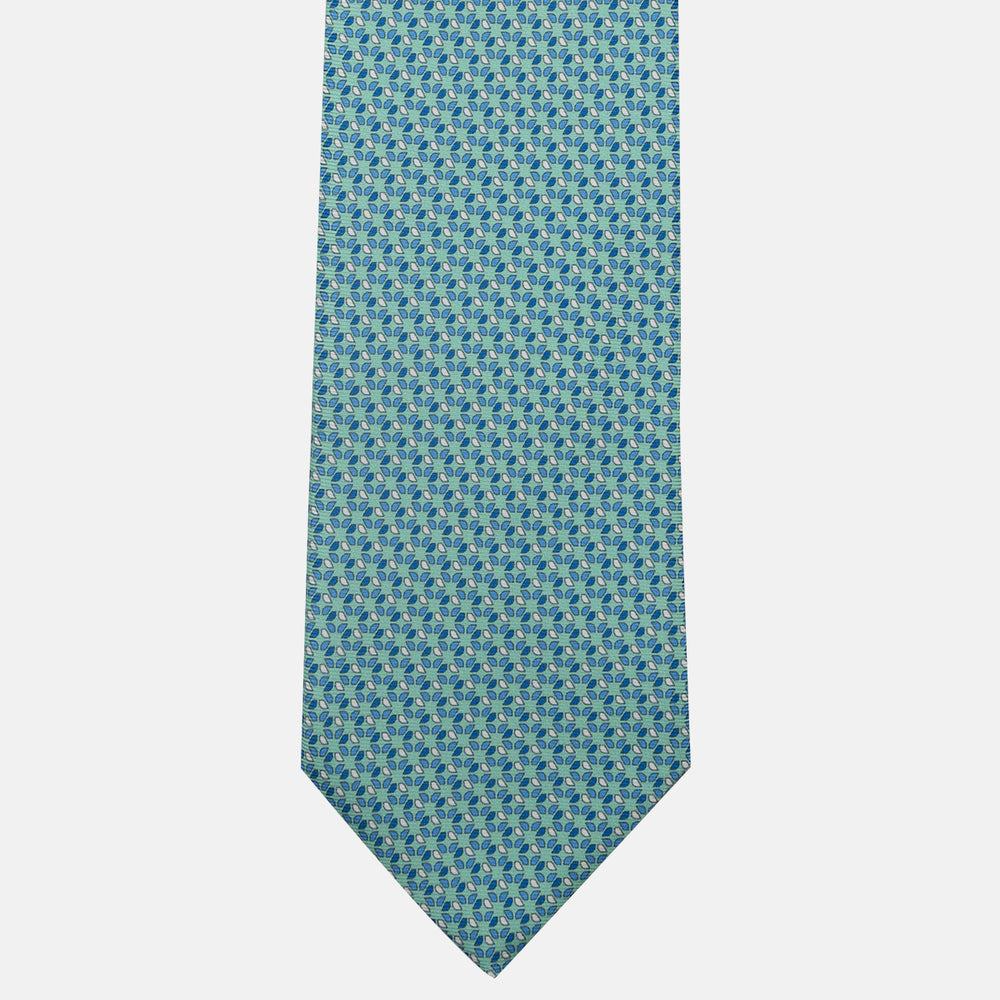 Tiffany Geometric 3-Fold Silk Tie - JC058629_3