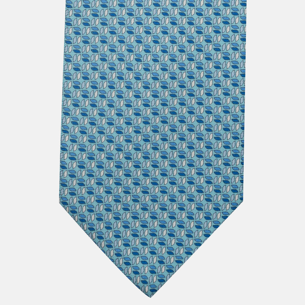 3-Fold Silk Tie, Micro Pattern, Tiffany - JC059588_7