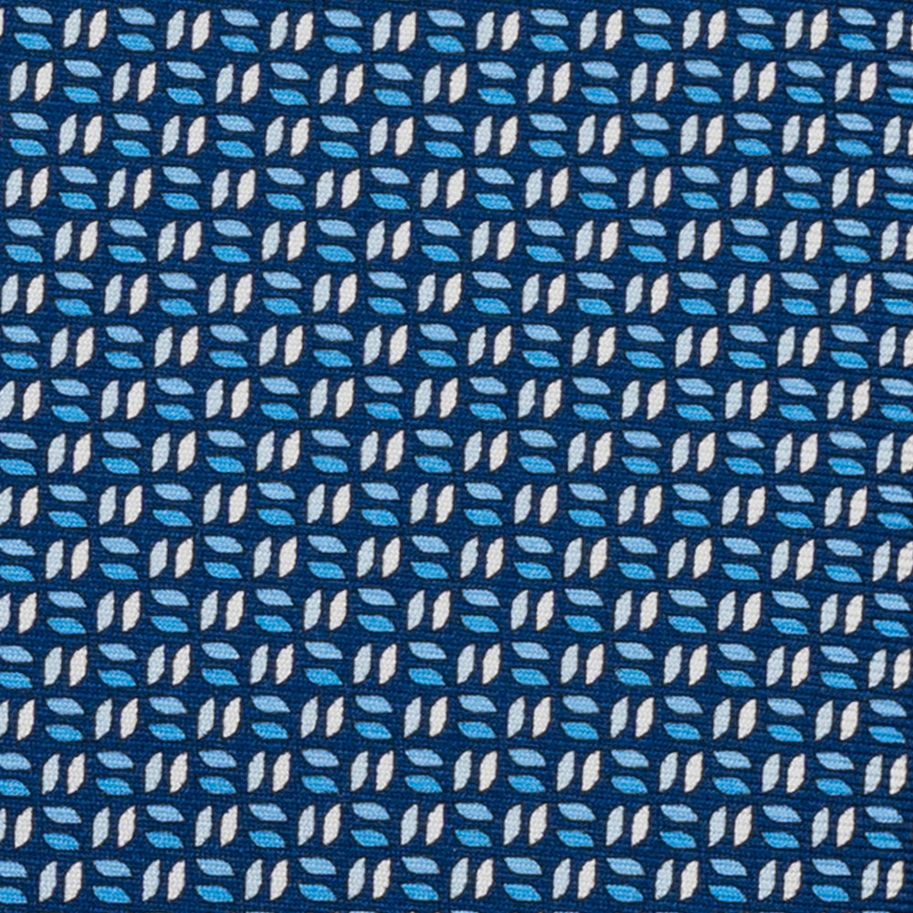 3-Fold Silk Tie, Micro Pattern, Light Blue - JC059588_9 T