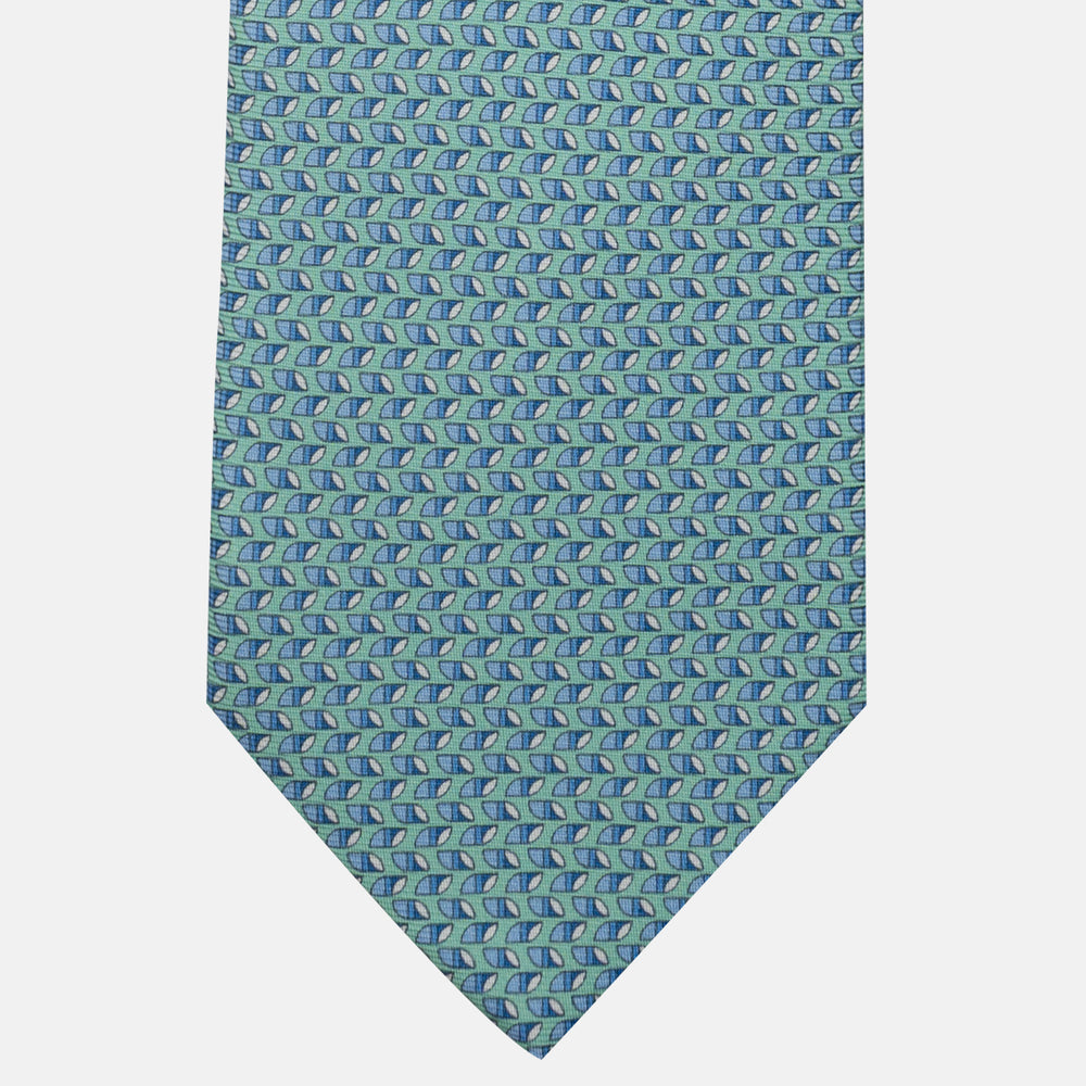 3-Fold Silk Tie, Micro Pattern, Tiffany - JC059631_9