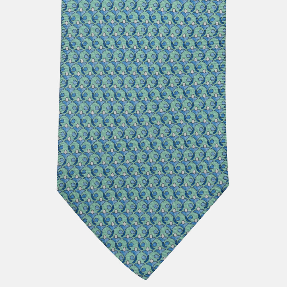 Tiffany Floral 3-Fold Silk Tie - JC060094_10