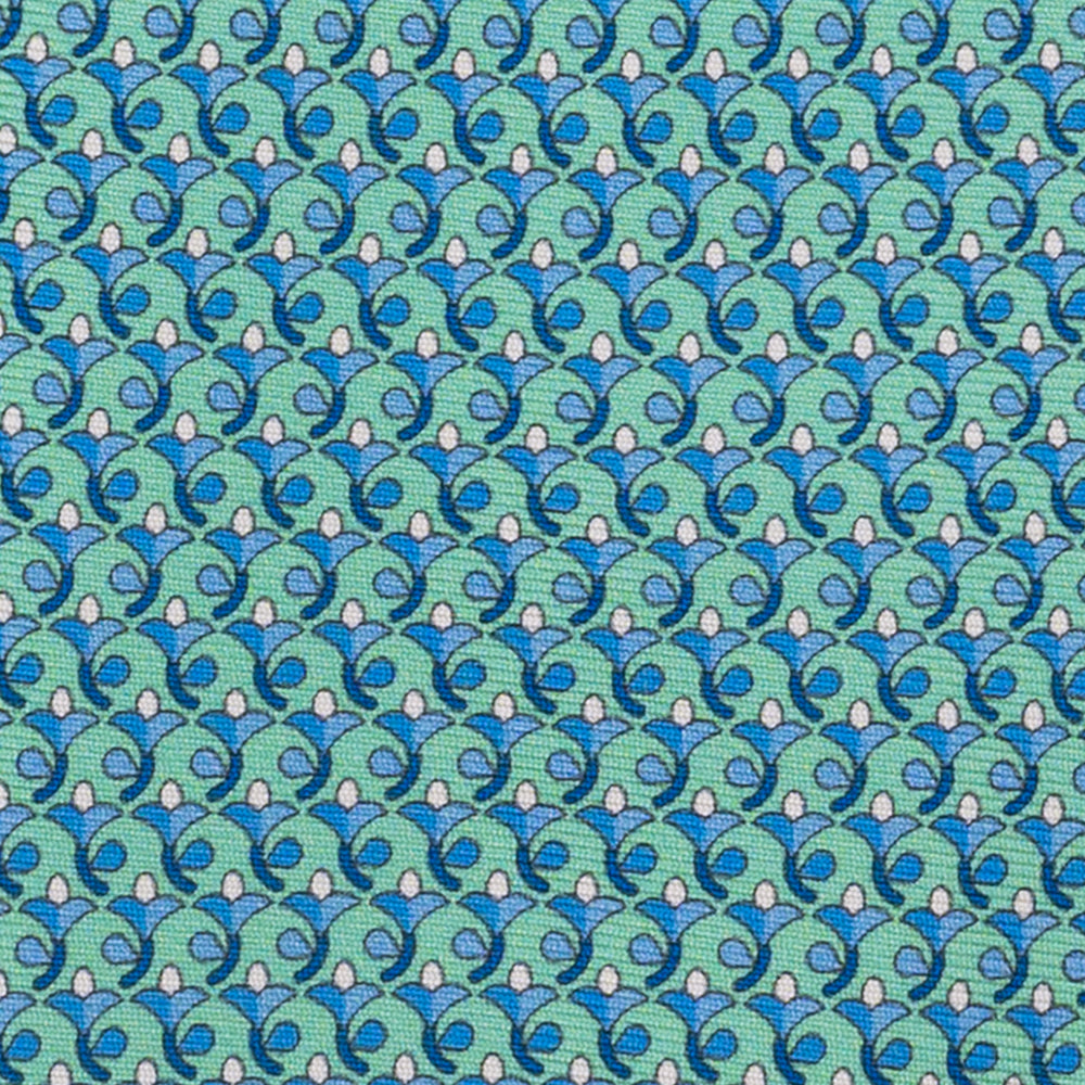 3-Fold Silk Tie, Floral Pattern, Tiffany - JC060094_10 T
