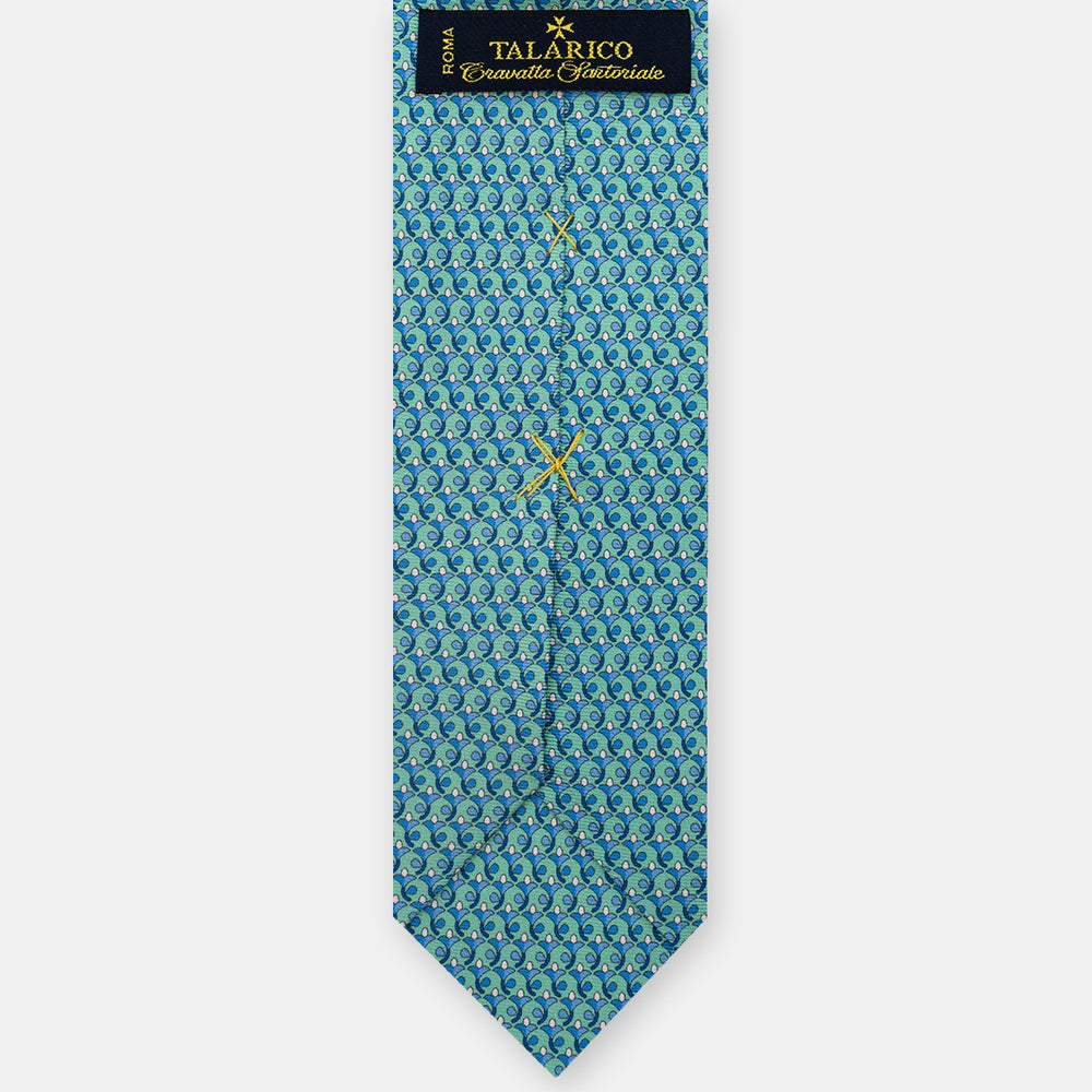 3-Fold Silk Tie, Floral Pattern, Tiffany - JC060094_10 T