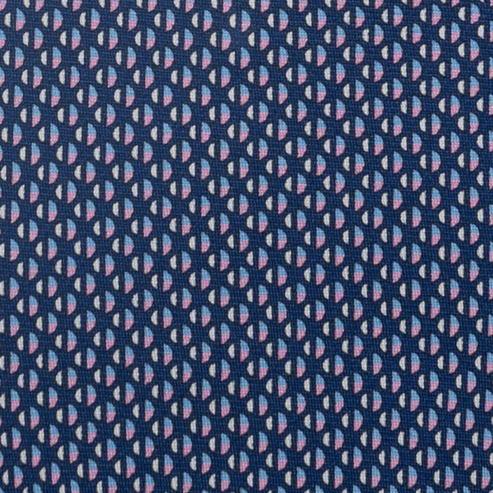 3-Fold Silk Tie, Micro Pattern, Blue Pink - JC060269_6