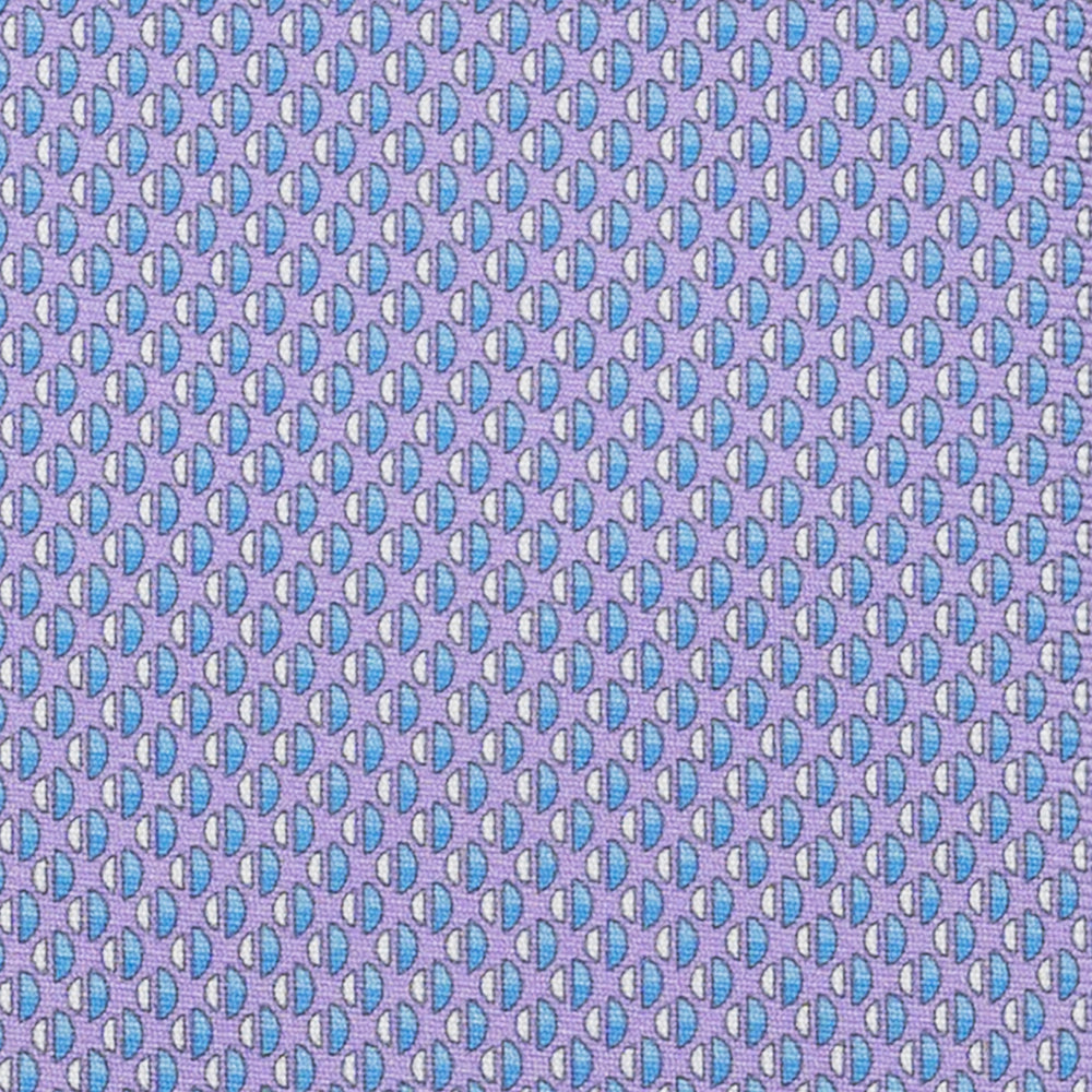 3-Fold Silk Tie, Micro Pattern, Lilac - JC060269_8