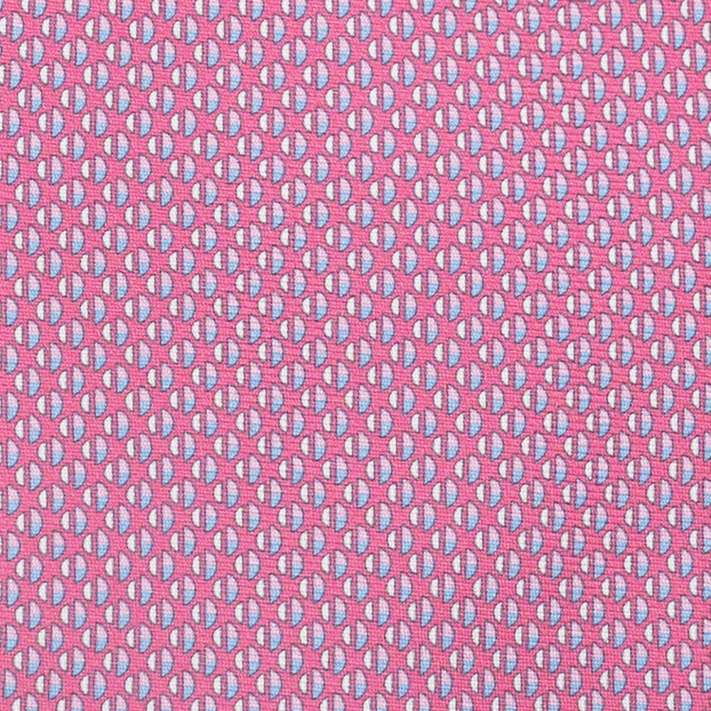 3-Fold Silk Tie, Micro Pattern, Pink - JC060269_9