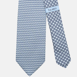 3-Fold Silk Tie, Umbrella Pattern, Grey - JC063909_6