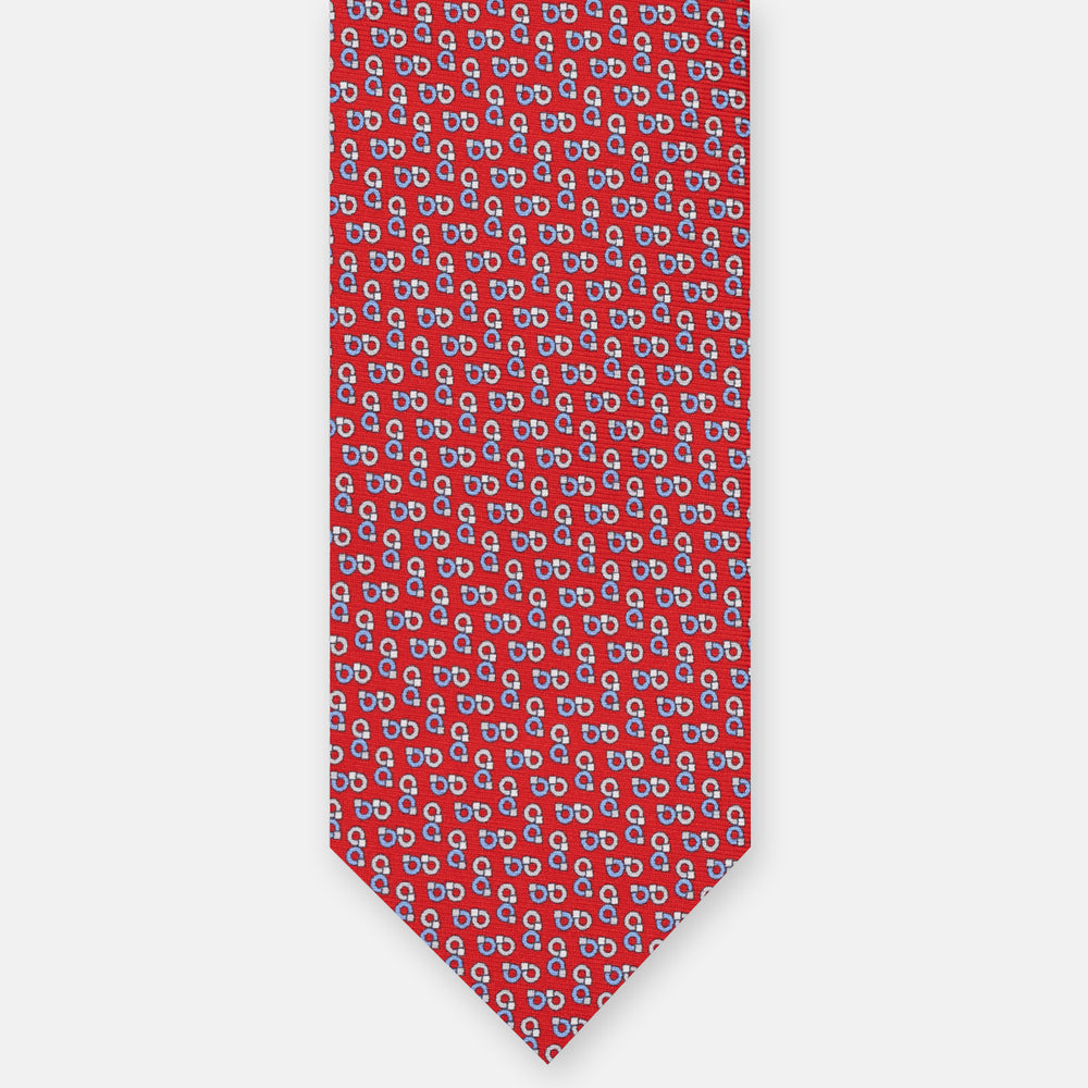 3-FOLD SILK TIE, MICRO-PATTERN, LIGHT BLUE YELLOW - JC064415_5 T