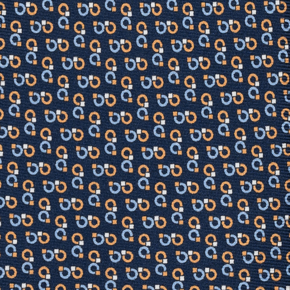 3-FOLD SILK TIE, MICRO-PATTERN, LIGHT BLUE YELLOW - JC064415_5 T