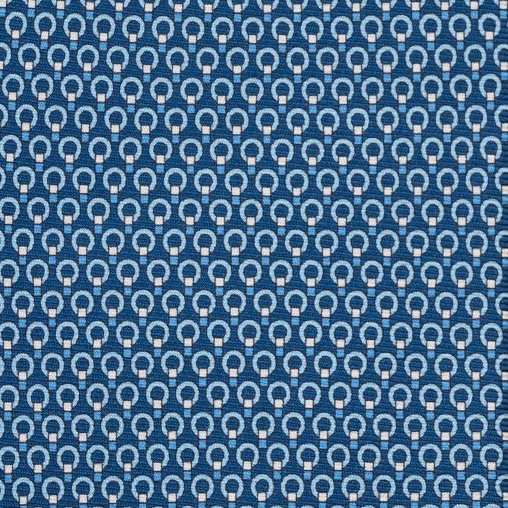 3-FOLD SILK TIE, MICRO-PATTERN, LIGHT BLUE YELLOW - JC064415_5 T