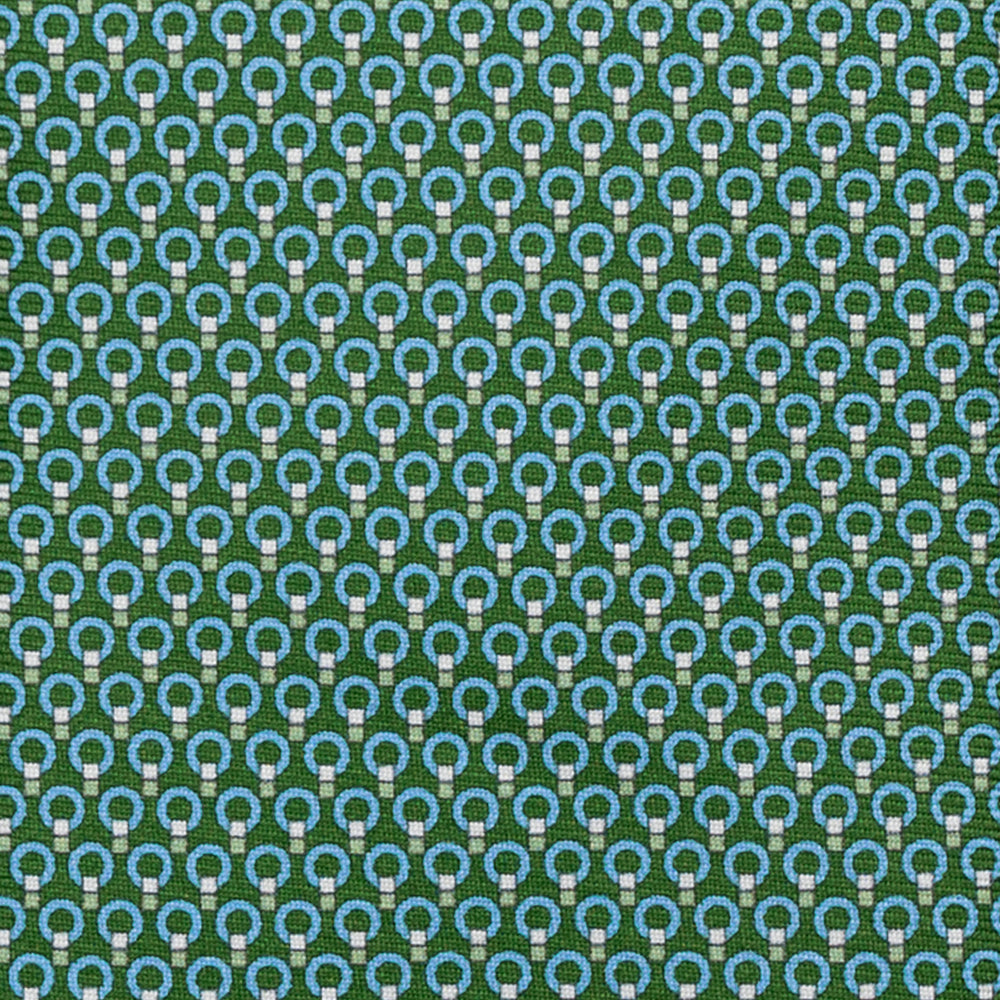 3-FOLD SILK TIE, MICRO-PATTERN, LIGHT BLUE YELLOW - JC064415_5 T