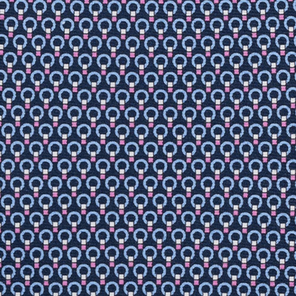3-FOLD SILK TIE, MICRO-PATTERN, LIGHT BLUE YELLOW - JC064415_5 T