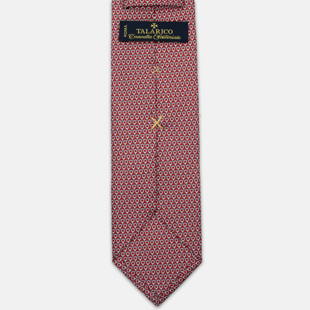 3-FOLD SILK TIE, MICRO-PATTERN, LIGHT BLUE YELLOW - JC064415_5 T