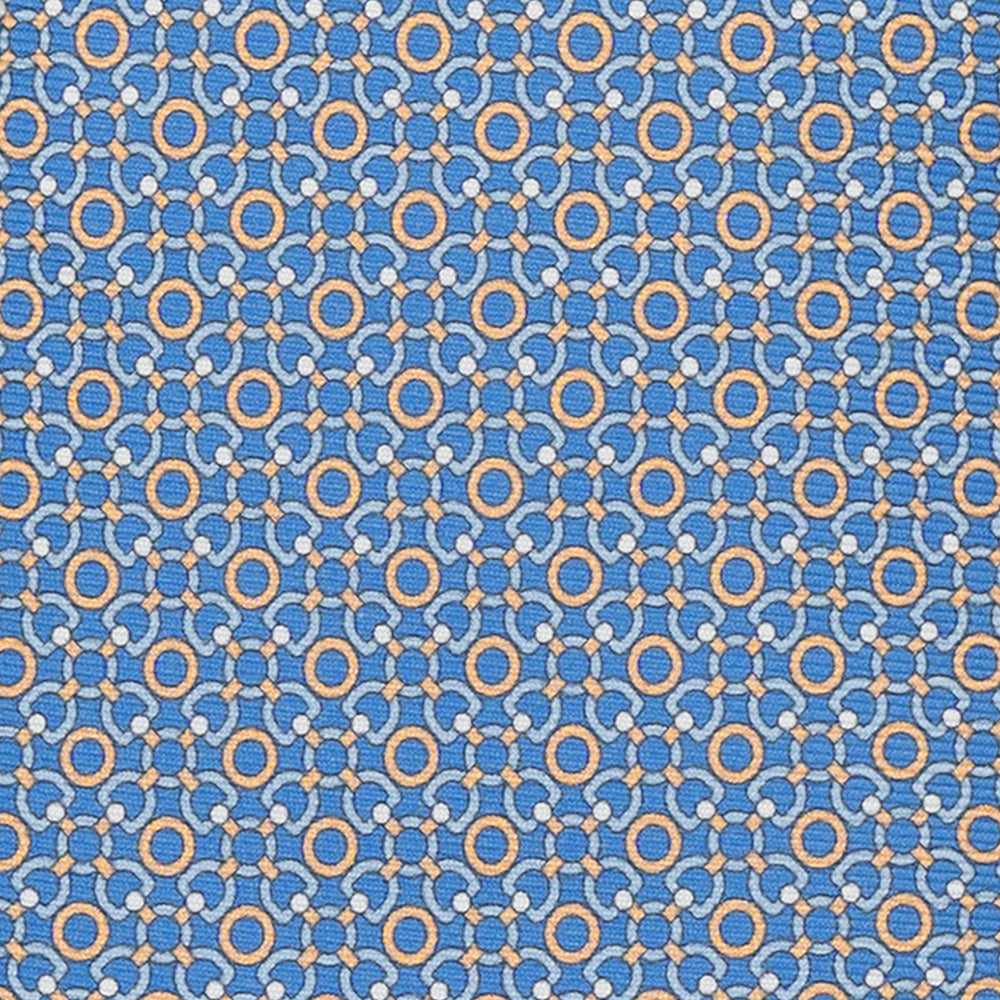 SILK 3-FOLD TIE, MICRO PATTERN, TURQUOISE - JC065328_5 T