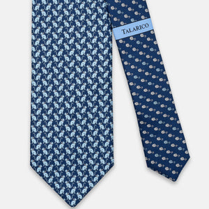 3-FOLD SILK TIE, GOLF PATTERN, YELLOW - JC065286_7 T