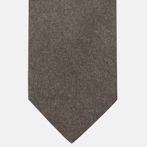 3-Fold Cashmere Tie in 100% Zegna Cashmere | Handmade Sartorial Tie | Brown