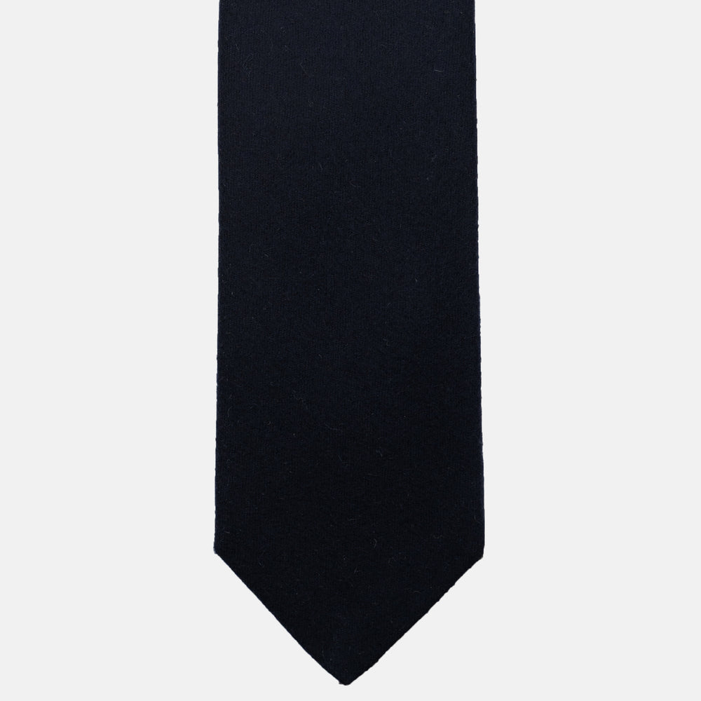 Cravatta 3 pieghe in Cashmere Blu