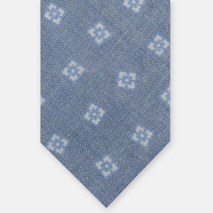 Aviator Floral Irish Linen 3-Fold Tie JD032