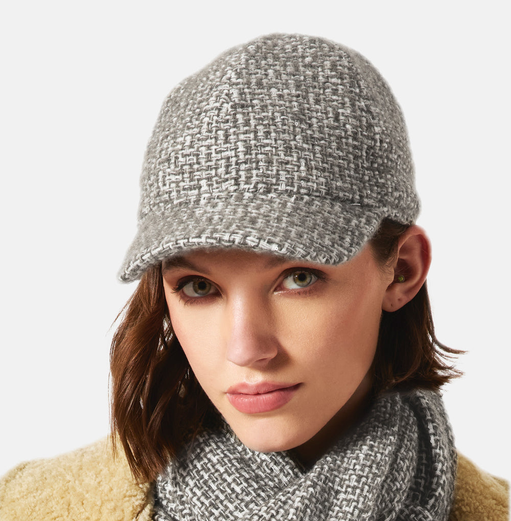 CASHMERE BLEND BASEBALL TRAME DI ROMA
