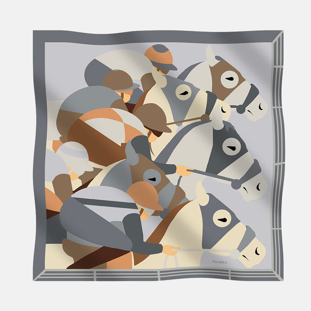 Foulard In Seta Twill 90 Scatto Finale